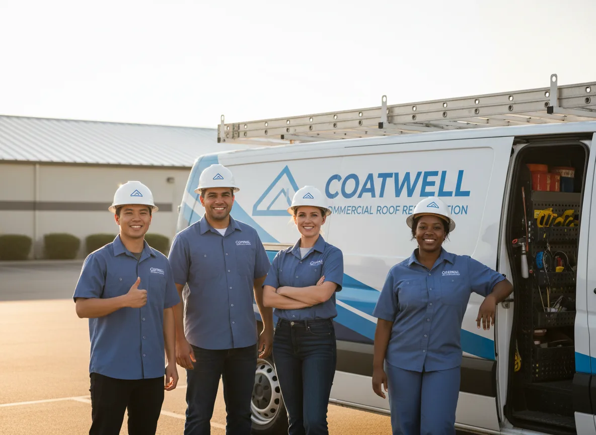 Commercial roof coating company in Stephens, GA